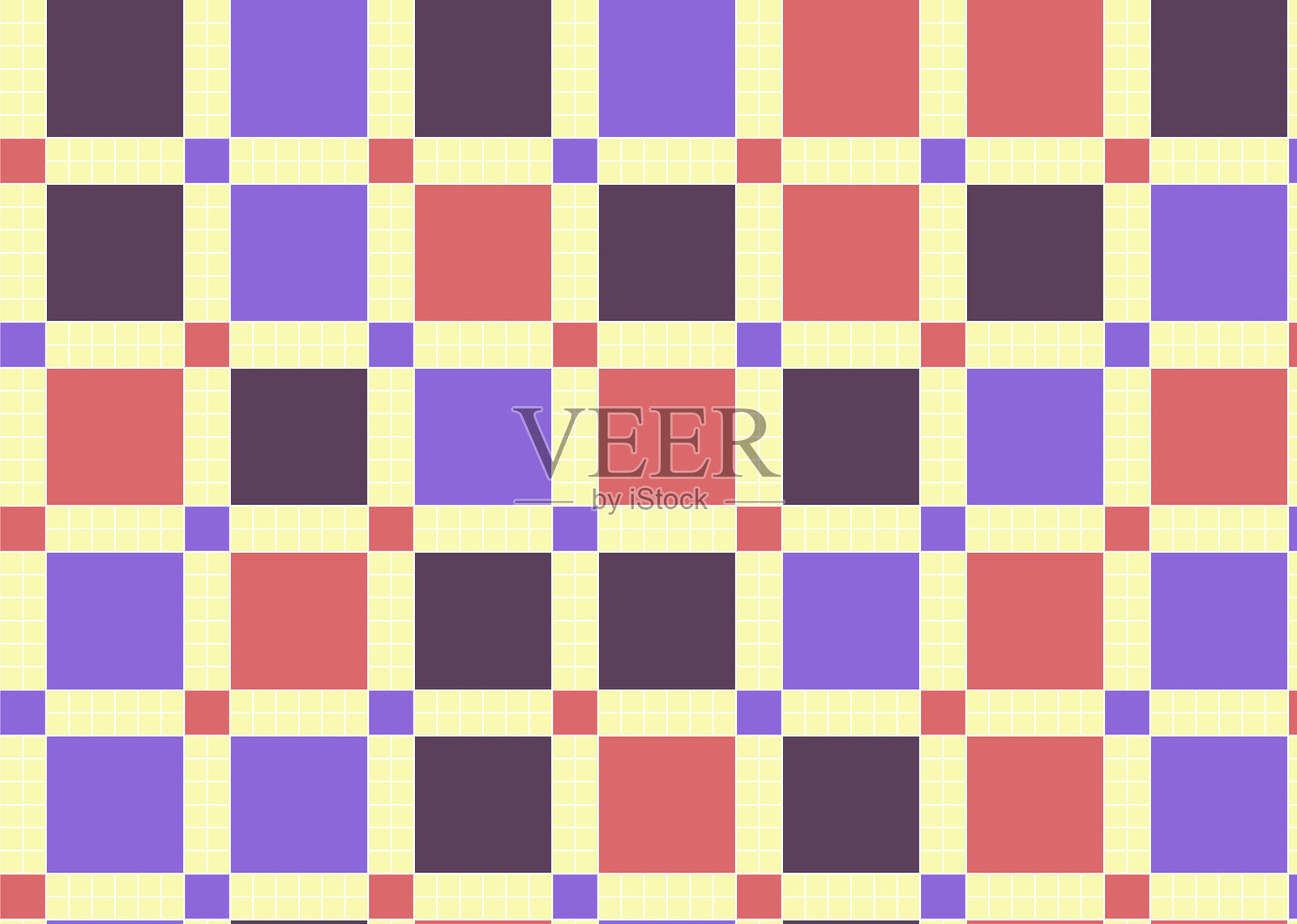 几何图案瓷砖背景插画图片素材