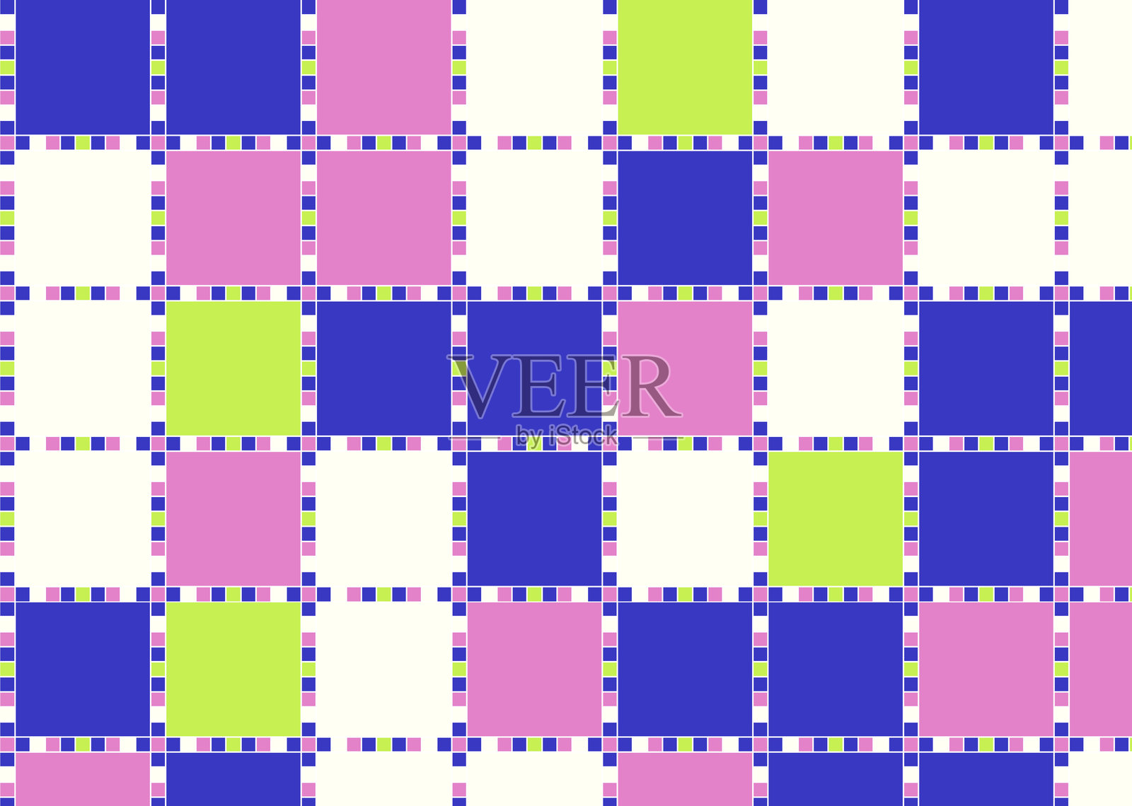 几何图案瓷砖背景插画图片素材