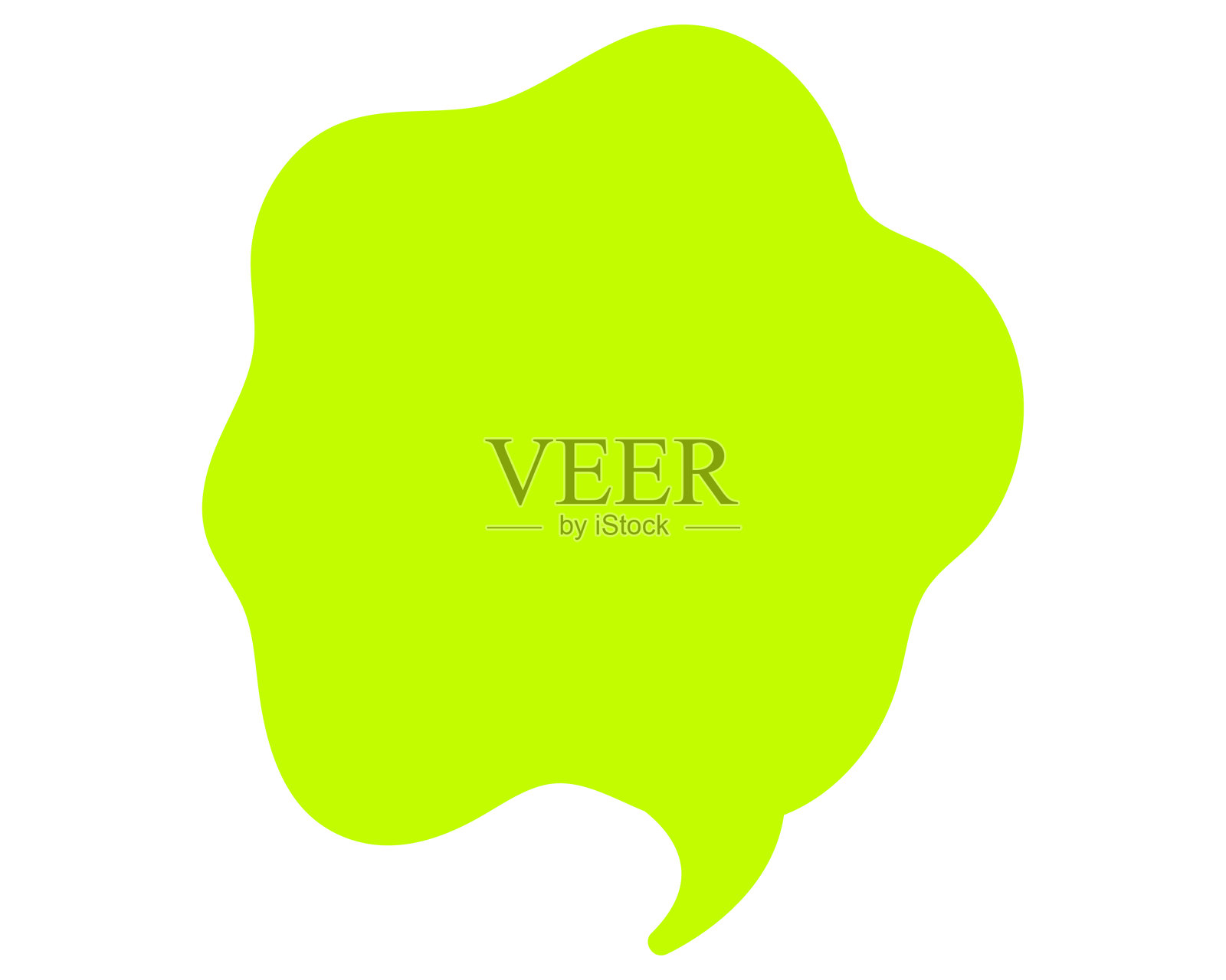 简单的颜色爆炸柔和线条云朵形状插画图片素材