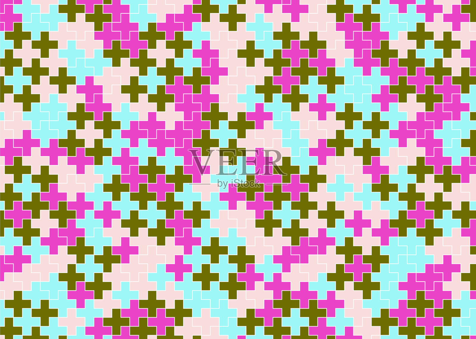 几何图案瓷砖背景插画图片素材