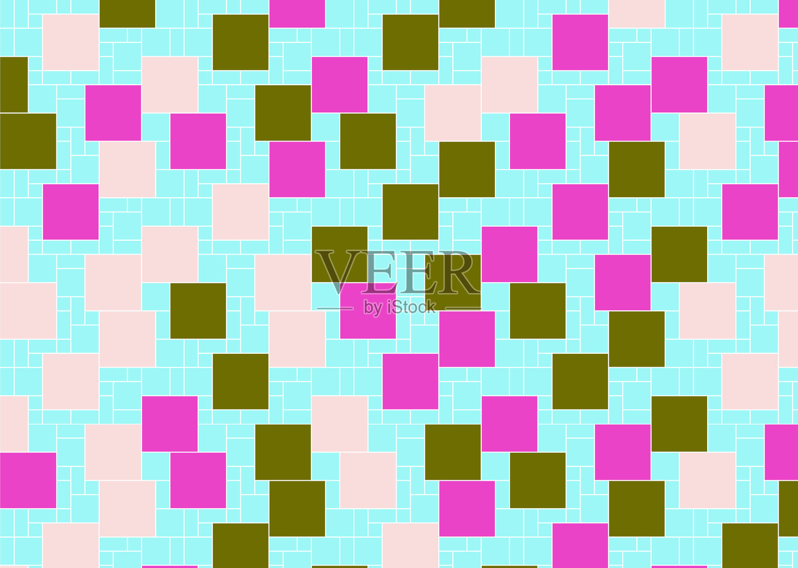 几何图案瓷砖背景插画图片素材