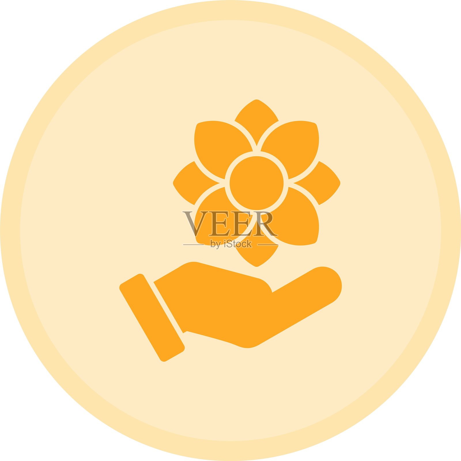 整体避风港多彩圆圈插画图片素材