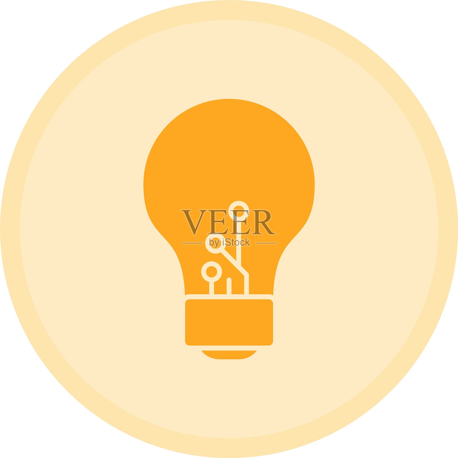 创新多彩圆圈插画图片素材