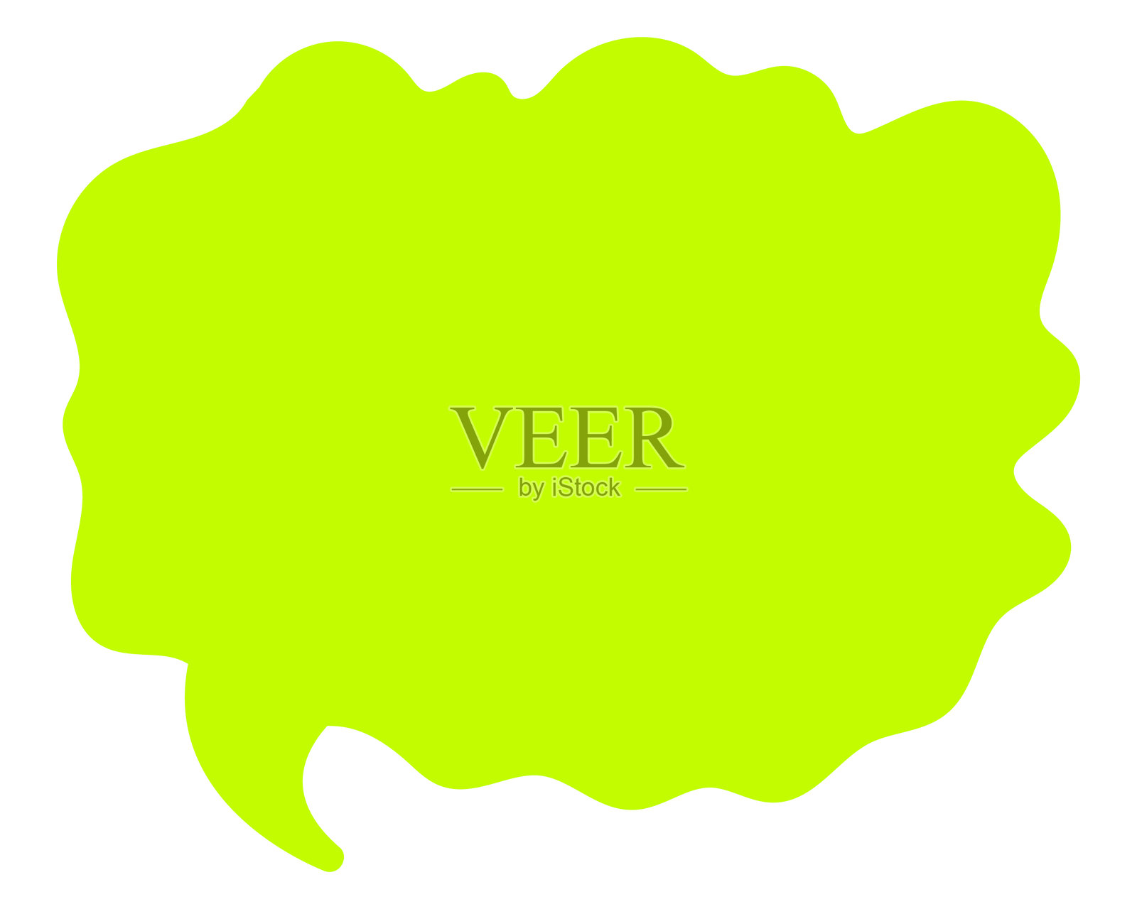 简单的颜色爆炸柔和线条云朵形状插画图片素材