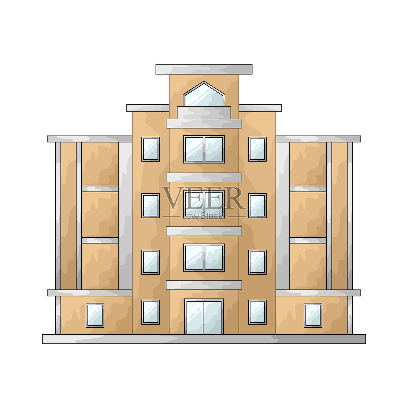 公寓插画图片素材