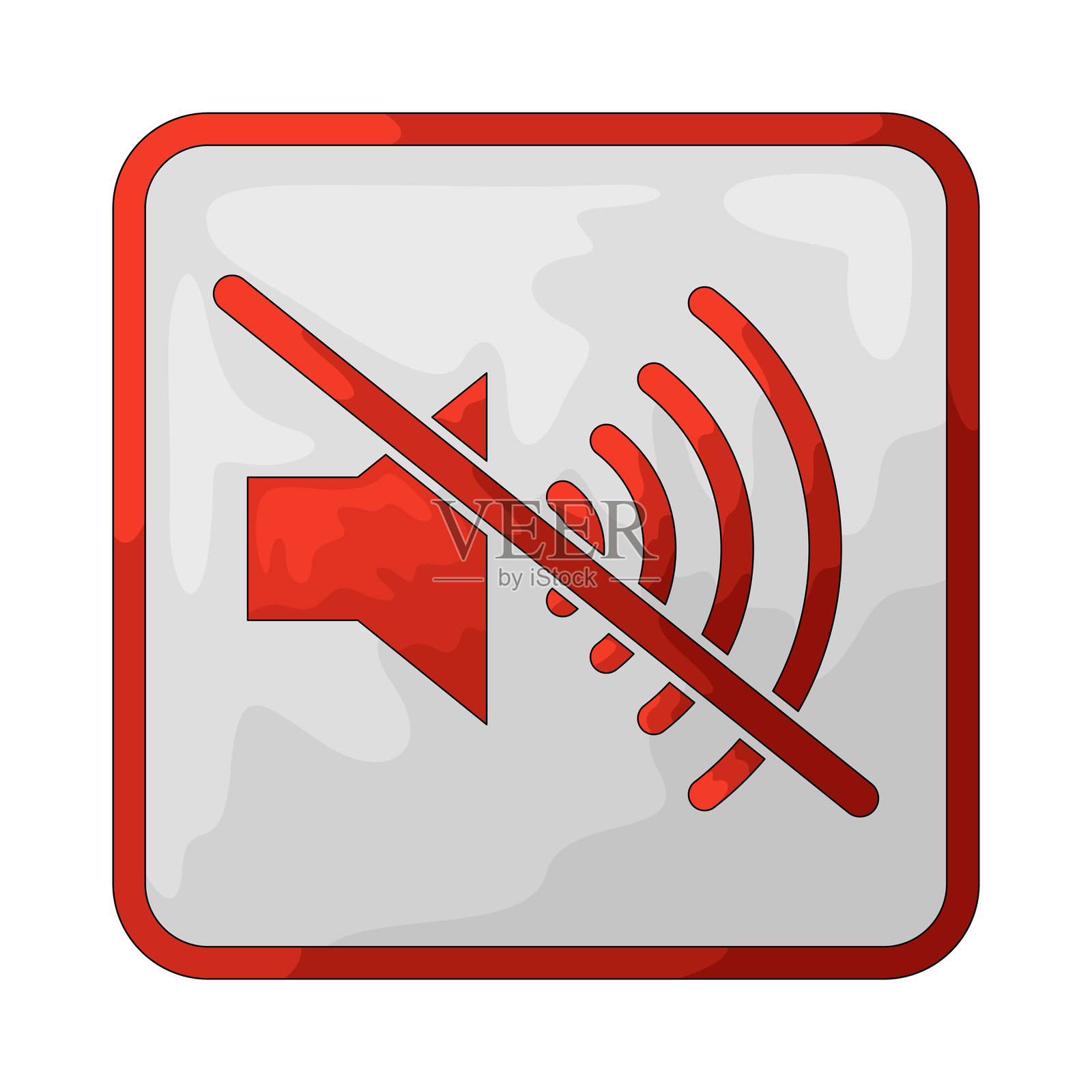 静音插画图片素材