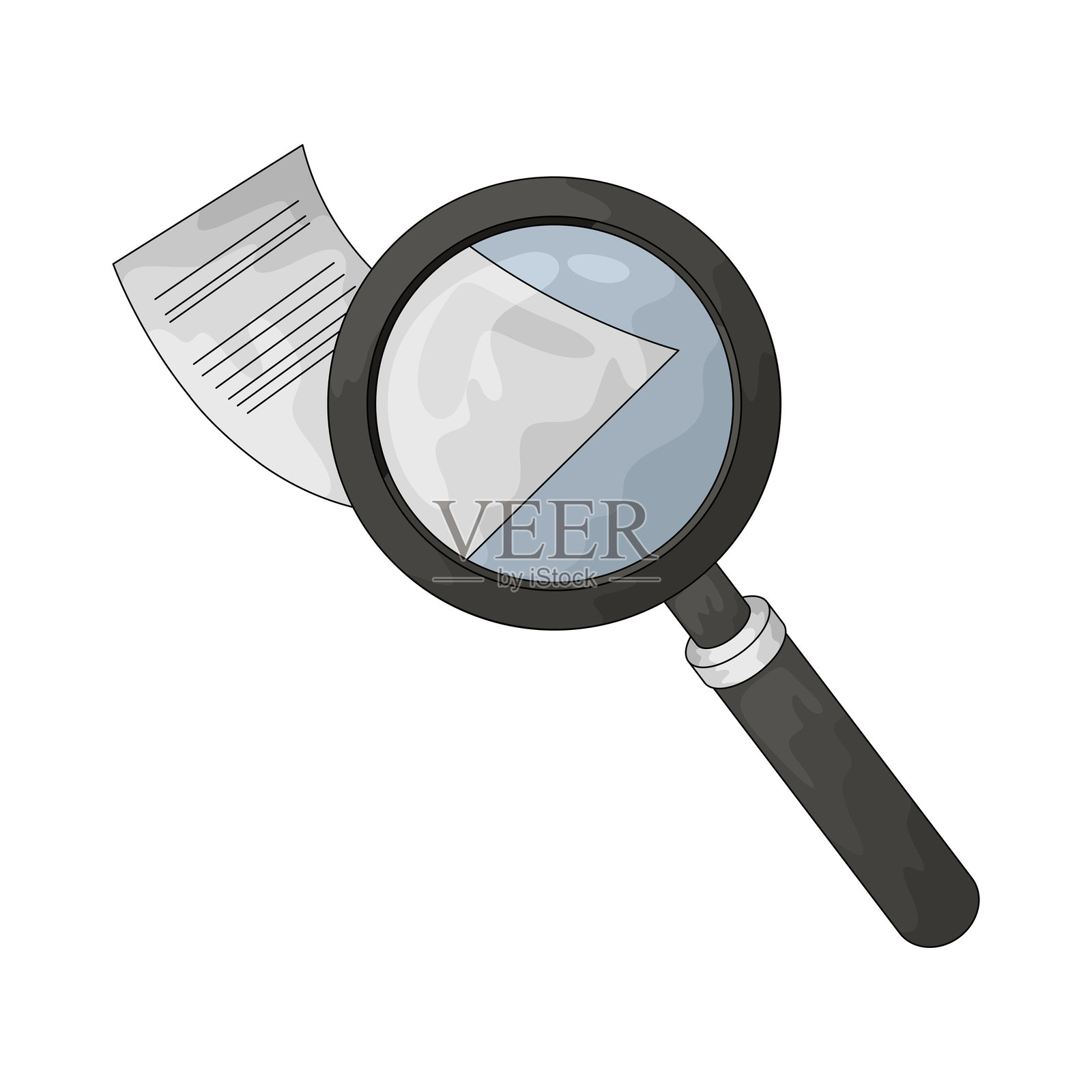 文档搜索插画图片素材