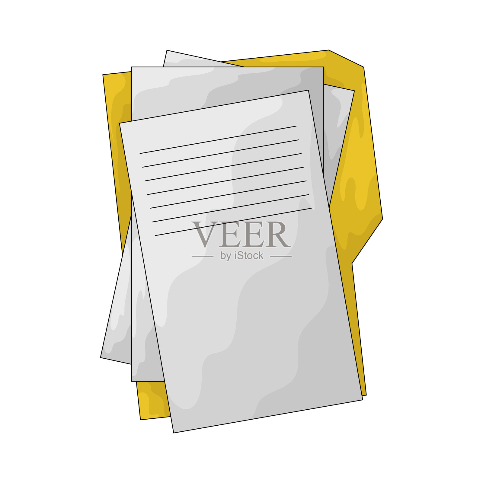 文件插画图片素材