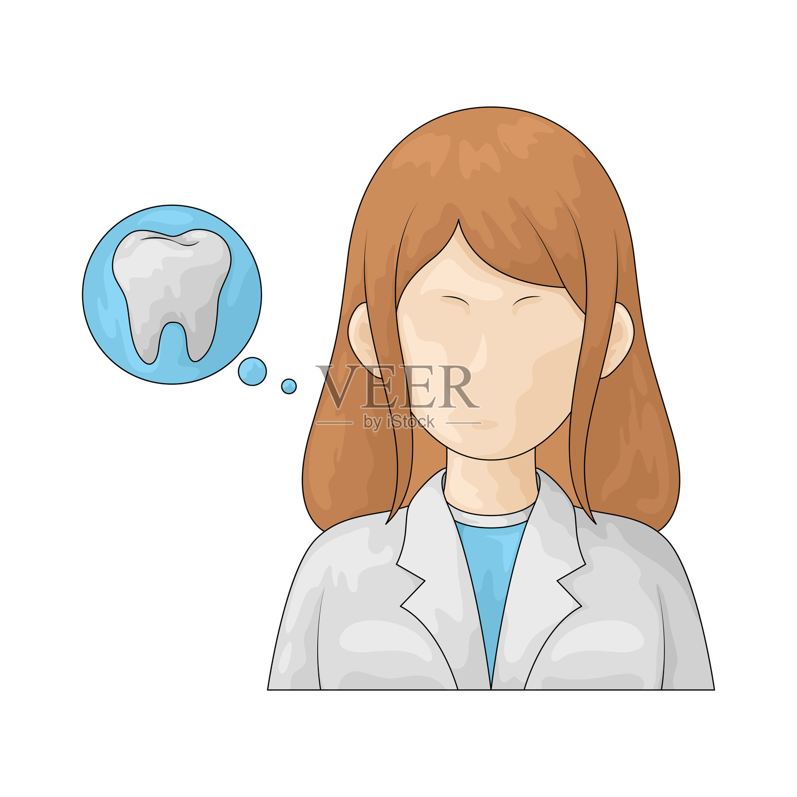 牙医插画图片素材