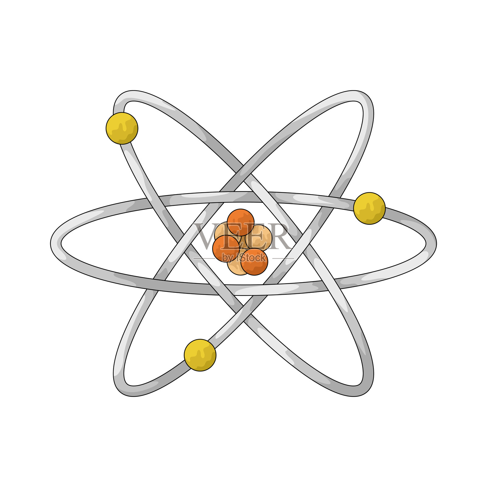 原子插画图片素材