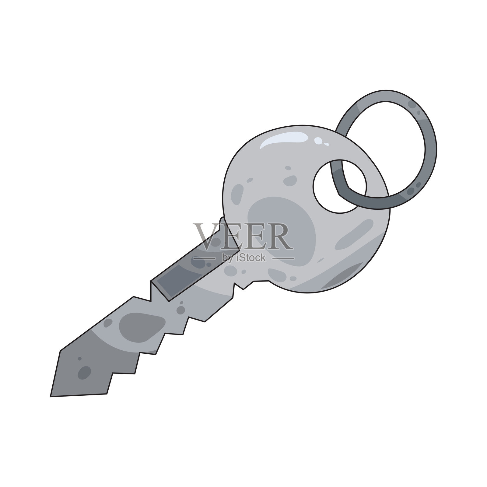 房屋钥匙插画图片素材