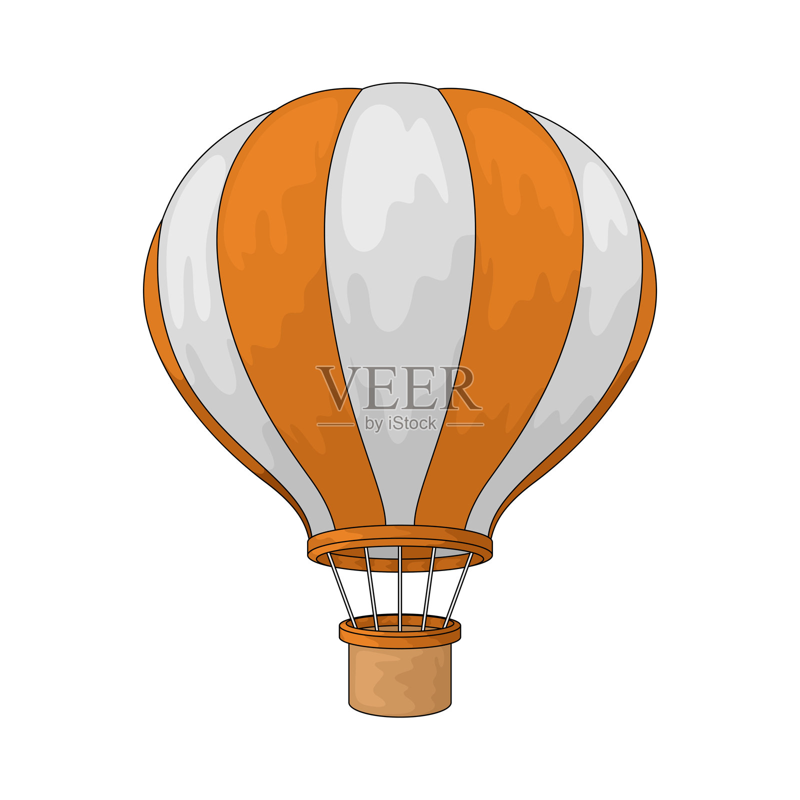 热气球插画图片素材