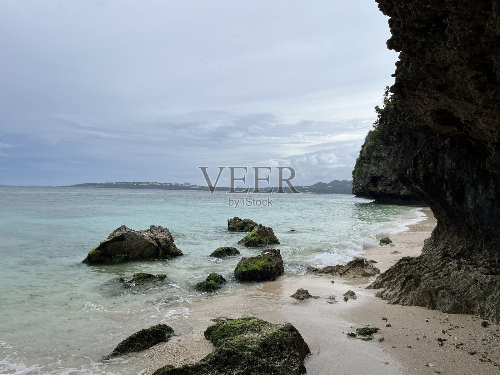 瀬底海滩的景色照片摄影图片