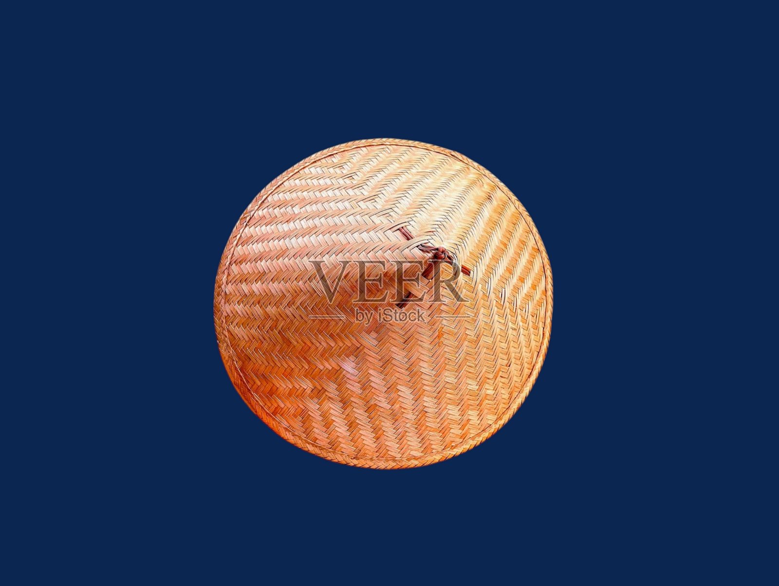 棕色竹编帽照片摄影图片