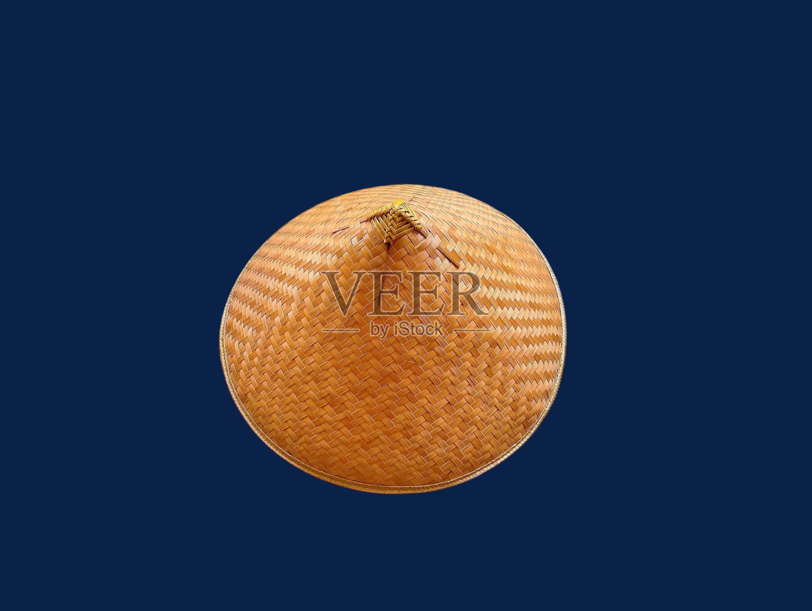 棕色竹编帽照片摄影图片