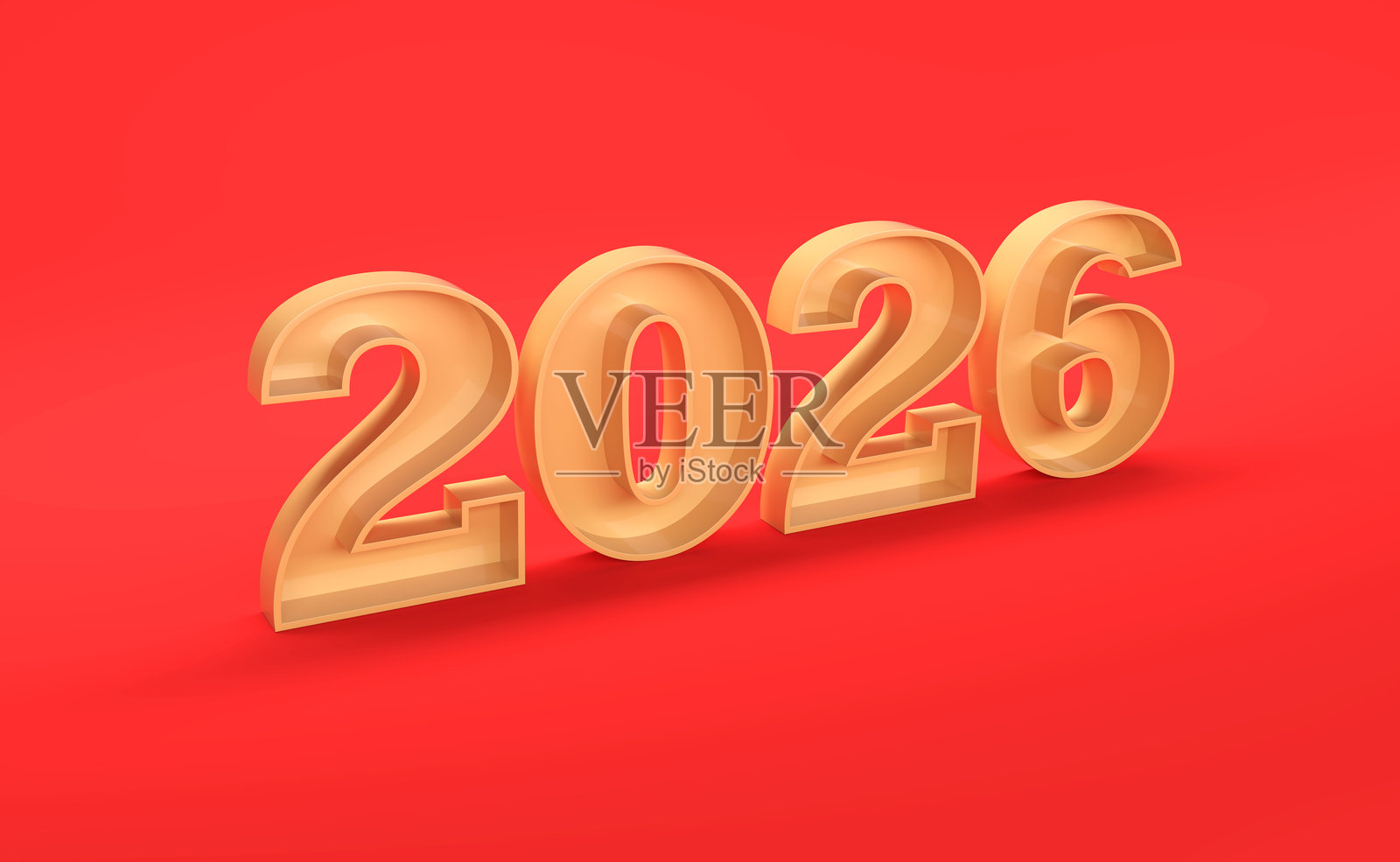 2026年新年创意设计概念照片摄影图片