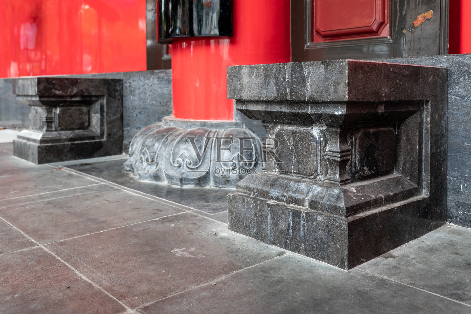 传统柱子的特写照片摄影图片