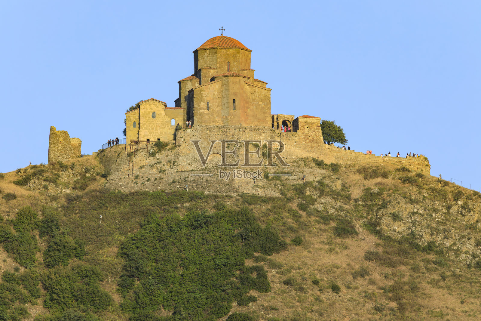 乔治亚州姆茨赫塔的贾尔维修道院照片摄影图片