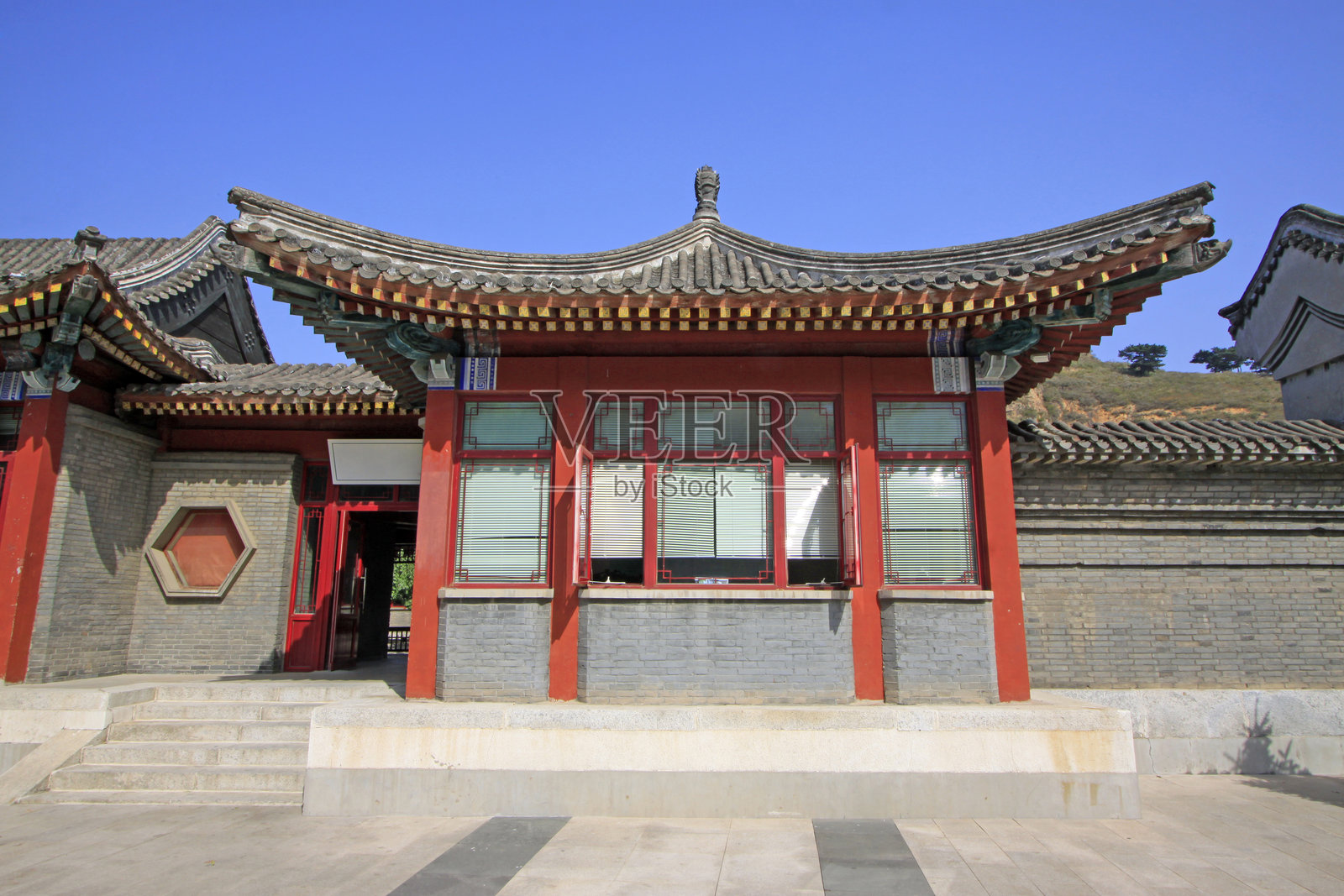 古代中国园林建筑照片摄影图片