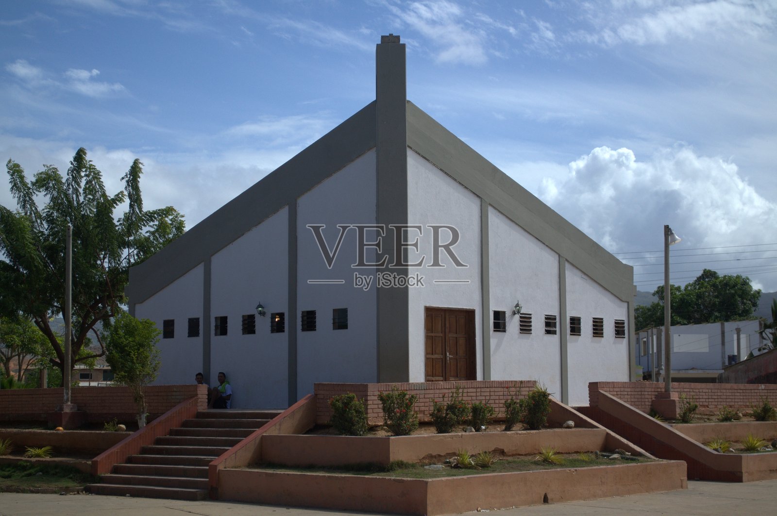 苏克雷州的天主教堂。照片摄影图片