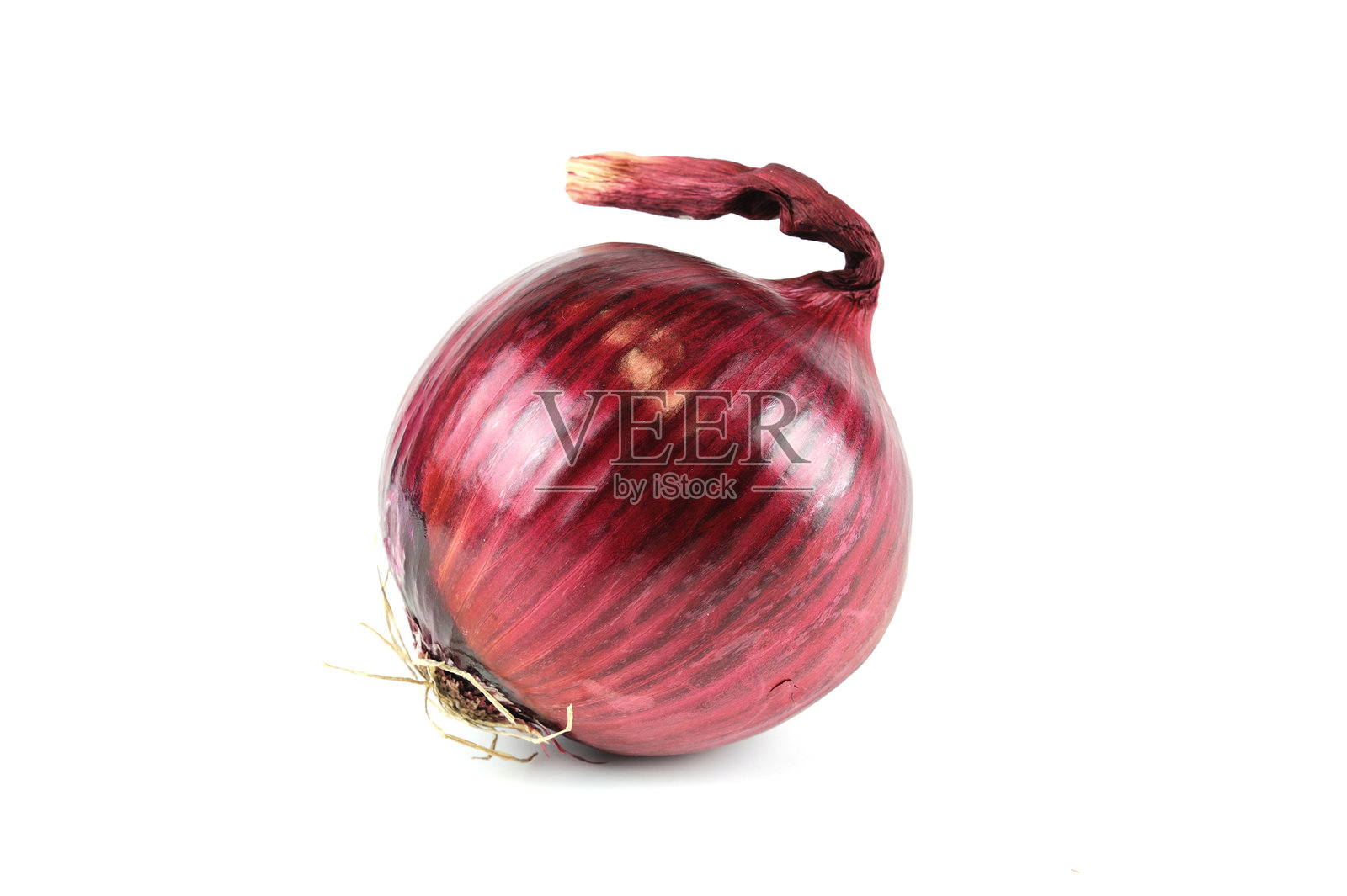 红色新鲜洋葱孤立在白色背景上照片摄影图片