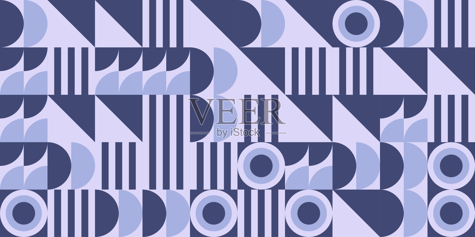 多彩的几何无缝图案背景设计插画图片素材