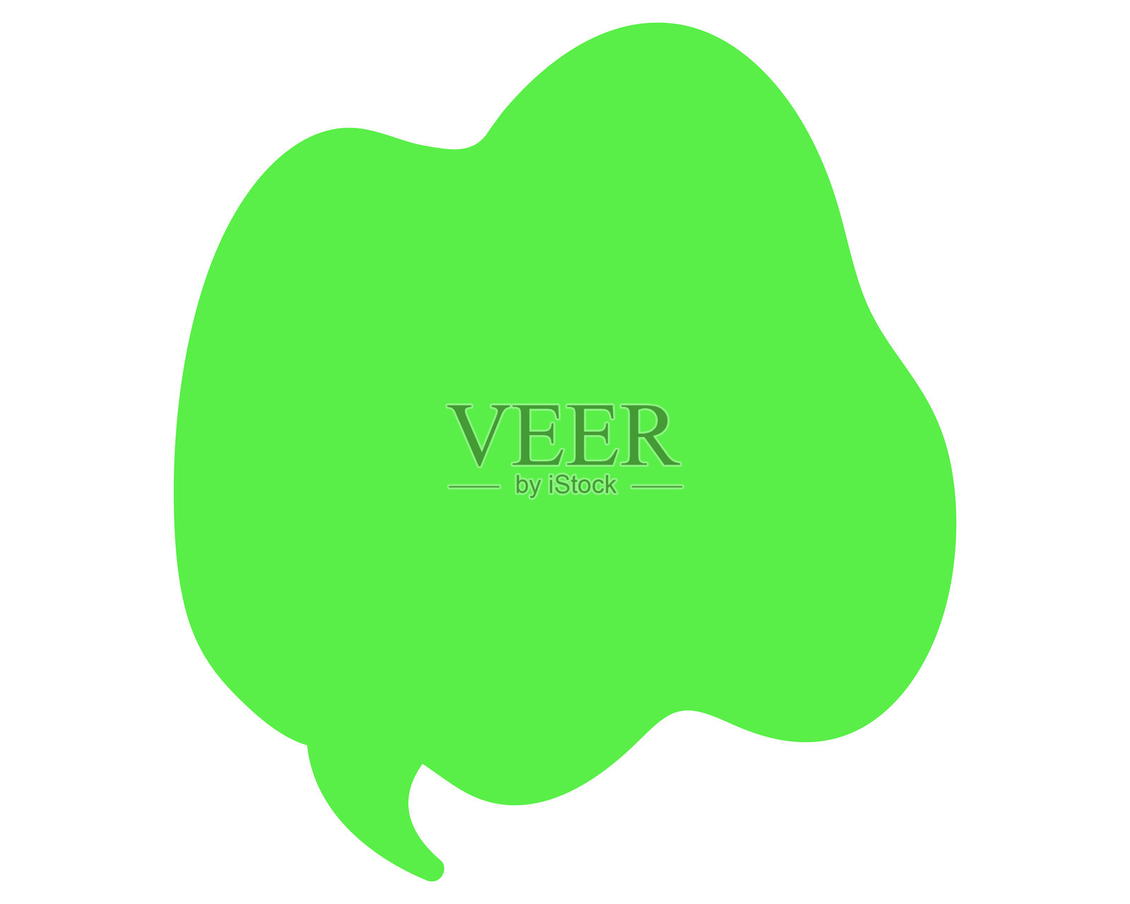 简单的颜色爆炸柔和线条云朵形状插画图片素材