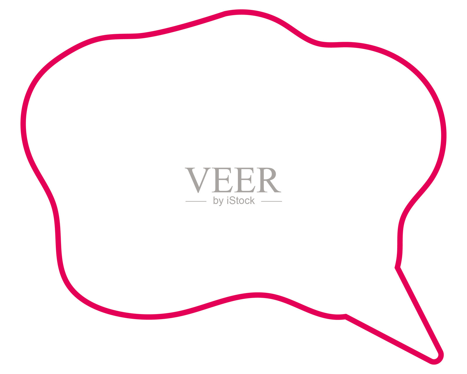 简单的气球柔和线条云朵形状插画图片素材