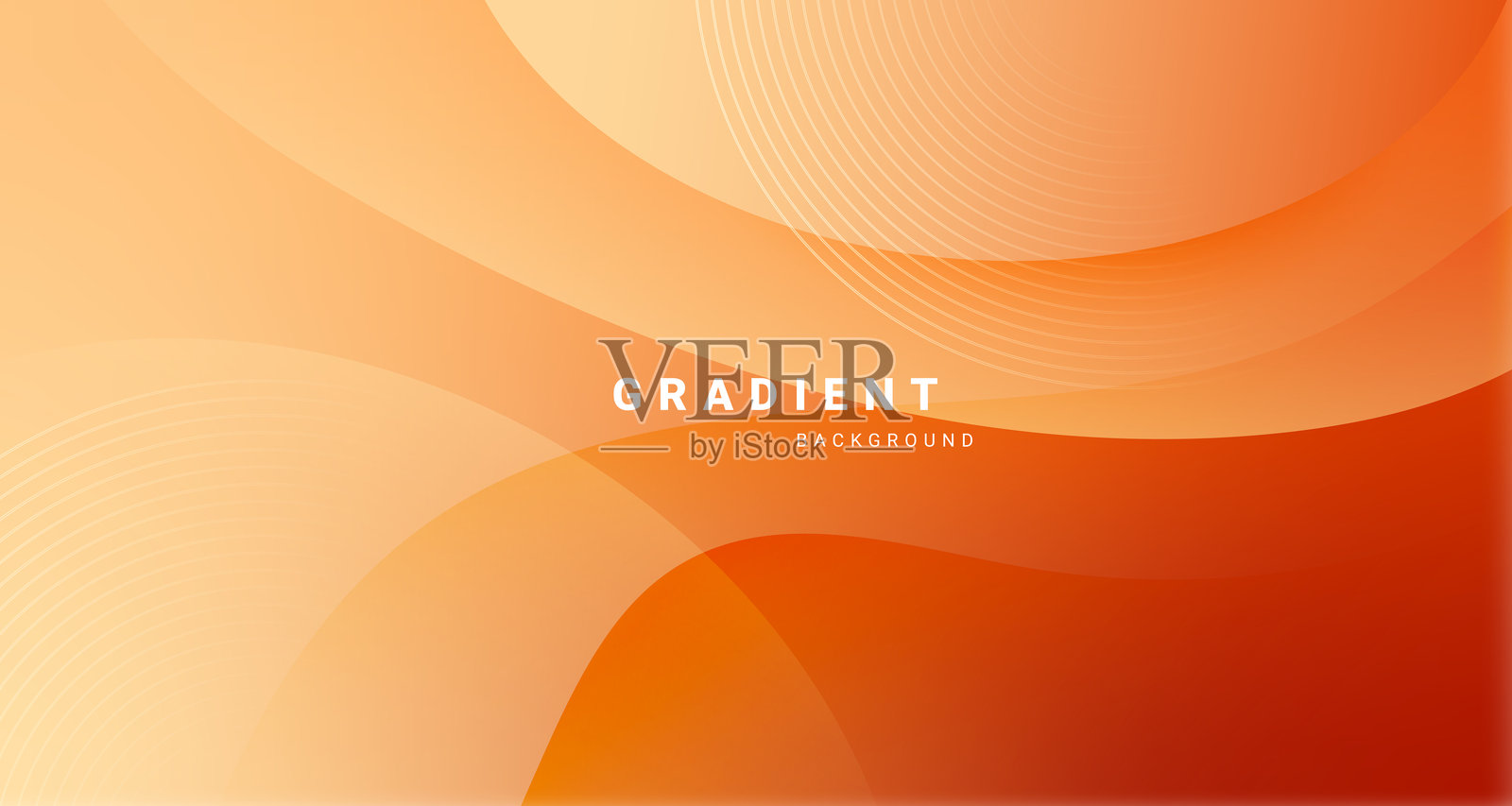 动态抽象背景，带有弯曲的渐变层次插画图片素材