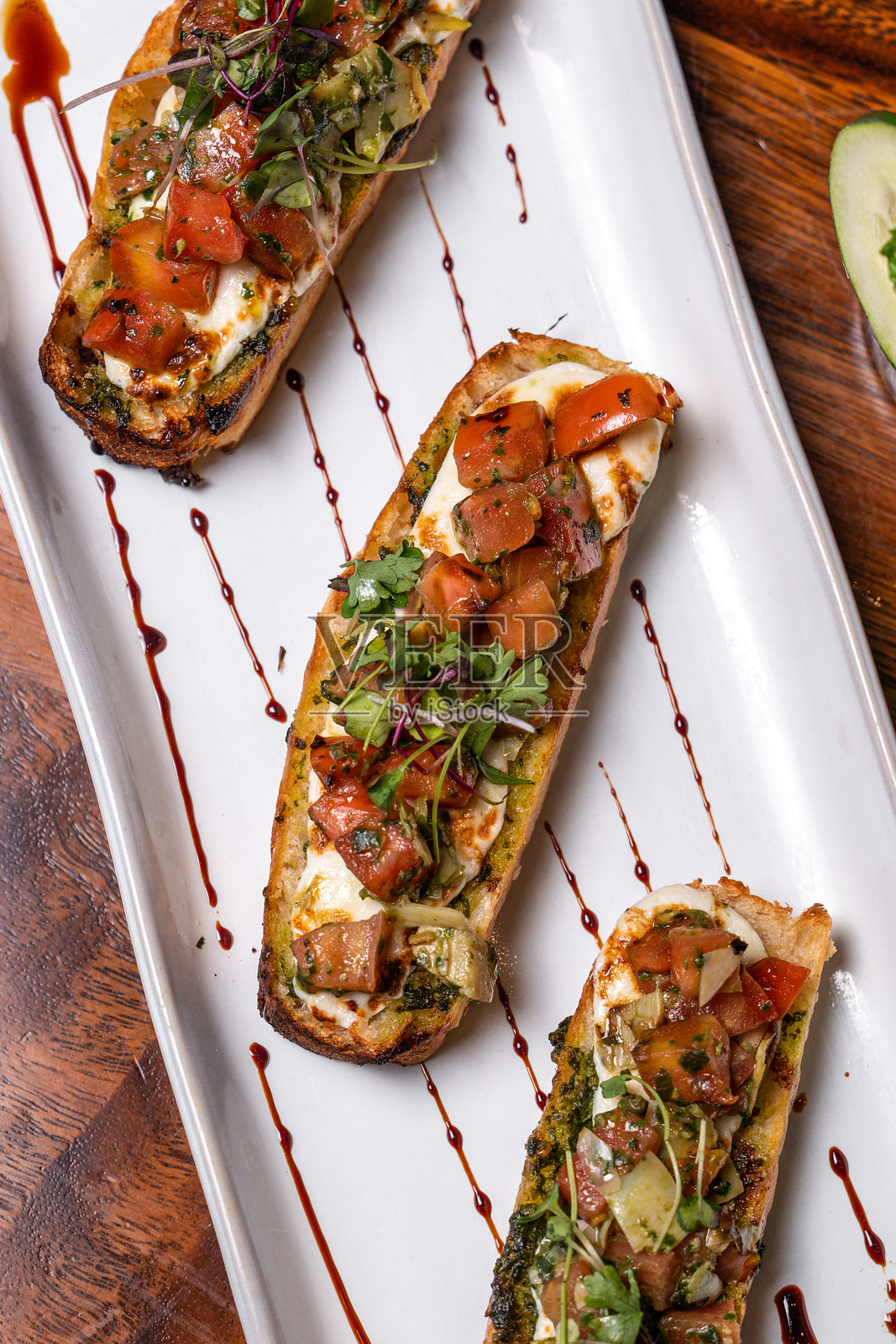 意式烤面包片照片摄影图片