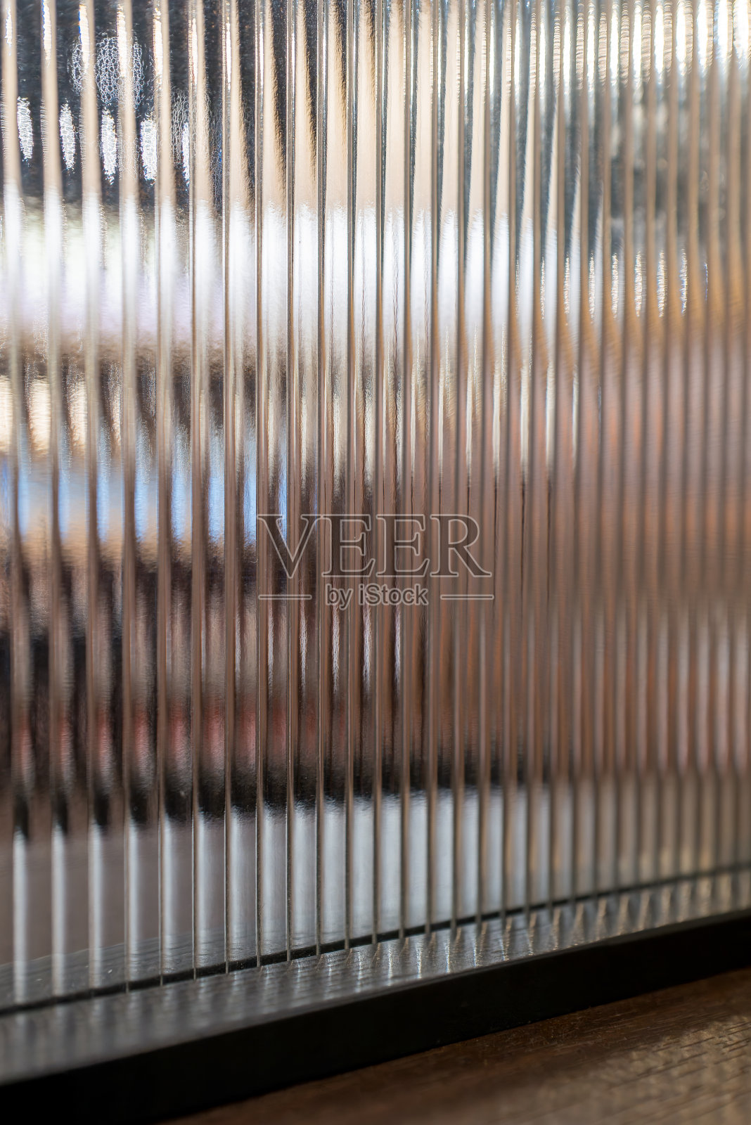 波纹玻璃散景灯光 — 现代纹理背景照片摄影图片