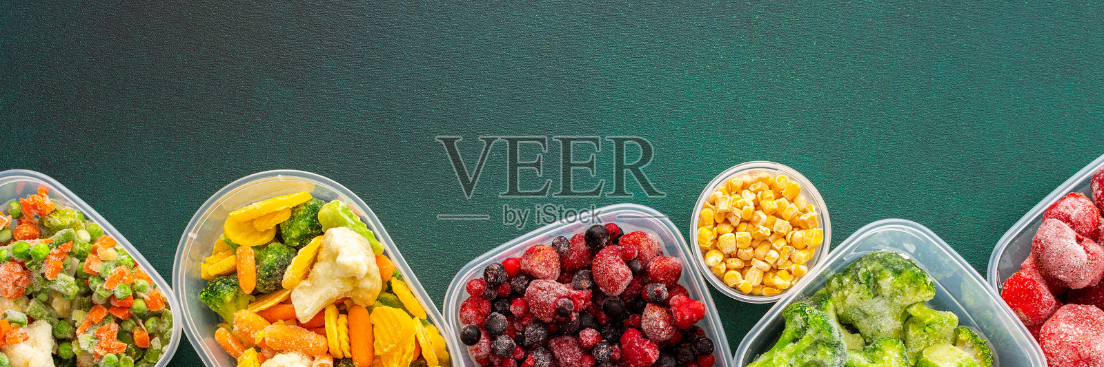 冷冻新鲜蔬菜照片摄影图片