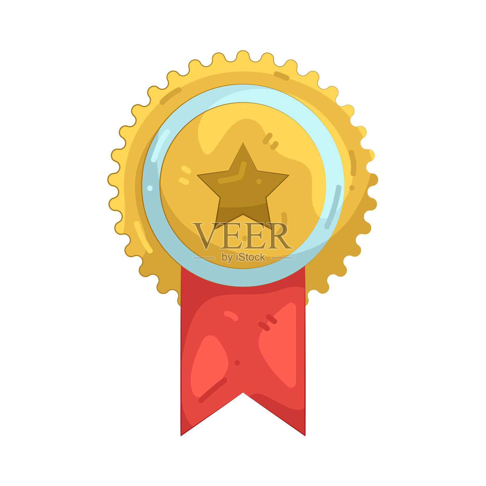 奖章徽章插画图片素材