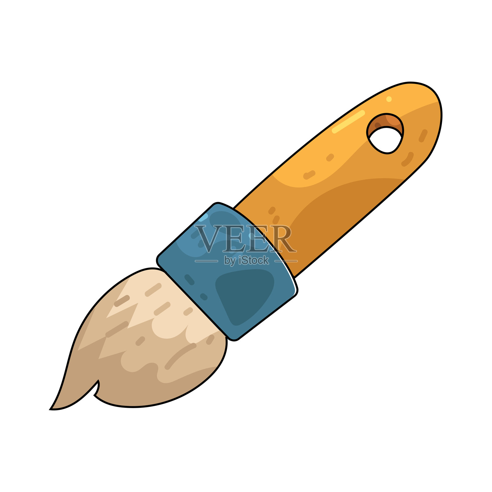 画笔插画图片素材