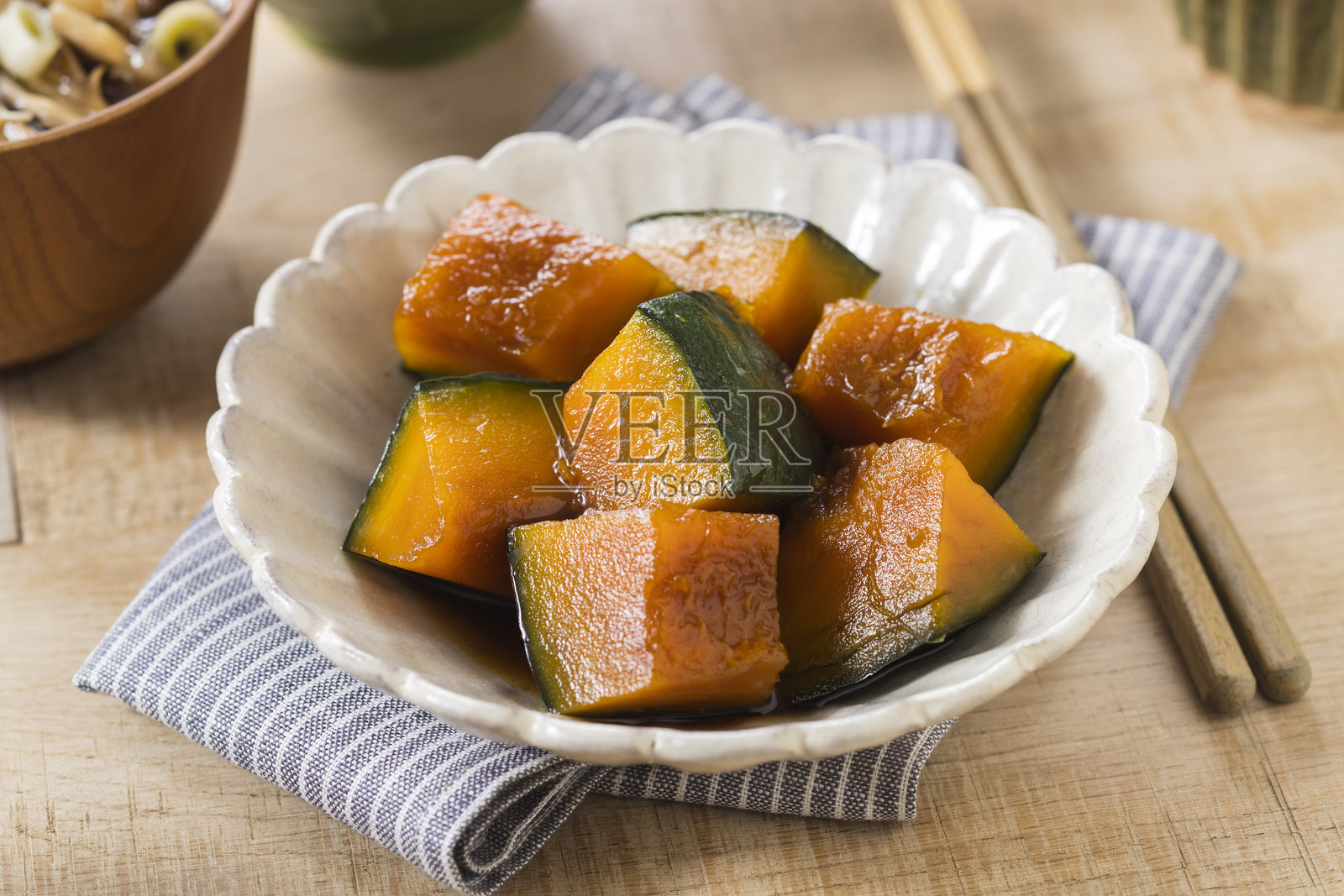 炖南瓜照片摄影图片