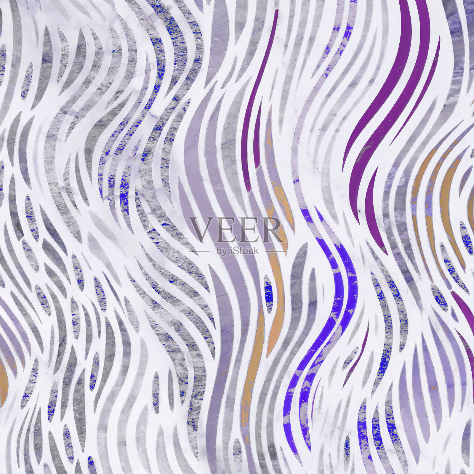 简单极简的小波浪图案，风景如画，生动明亮。照片摄影图片