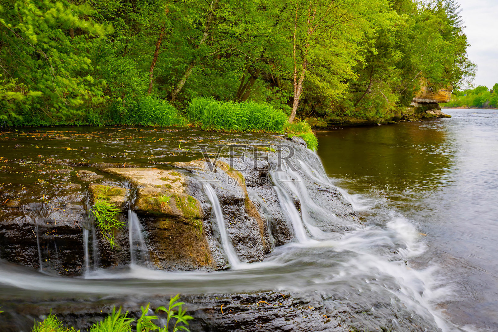 埃克莱尔普特南公园的风景优美自然小径景观照片摄影图片