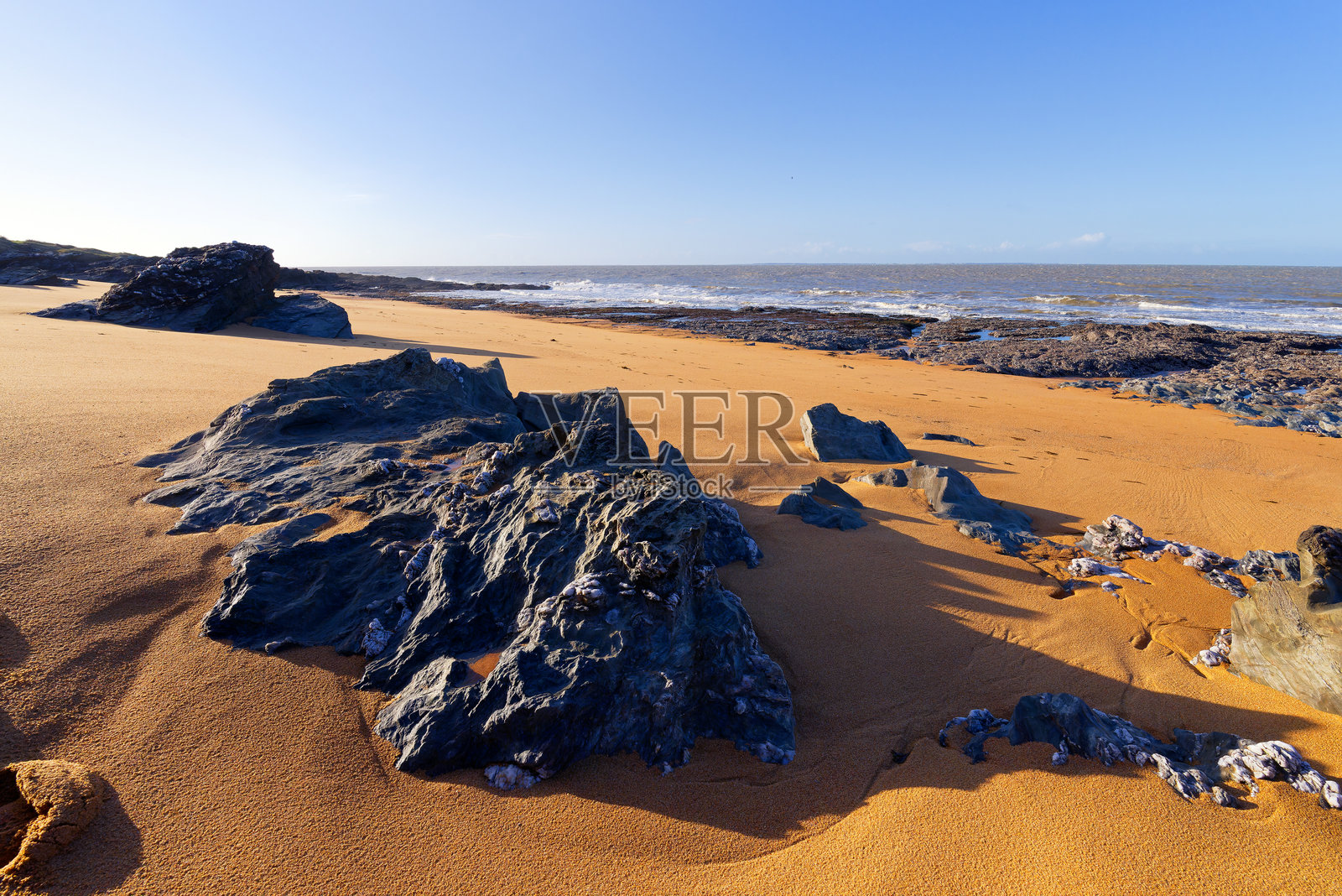 波尔尼克海岸的波特曼海滩照片摄影图片