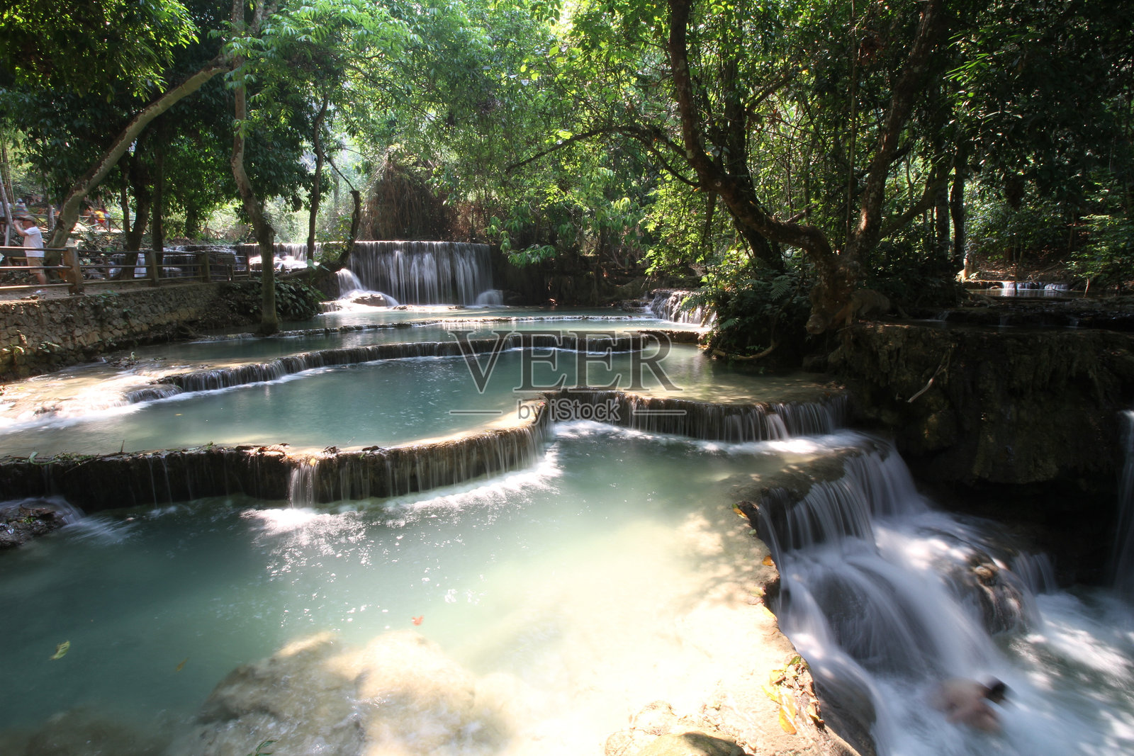 塔库昂西瀑布照片摄影图片
