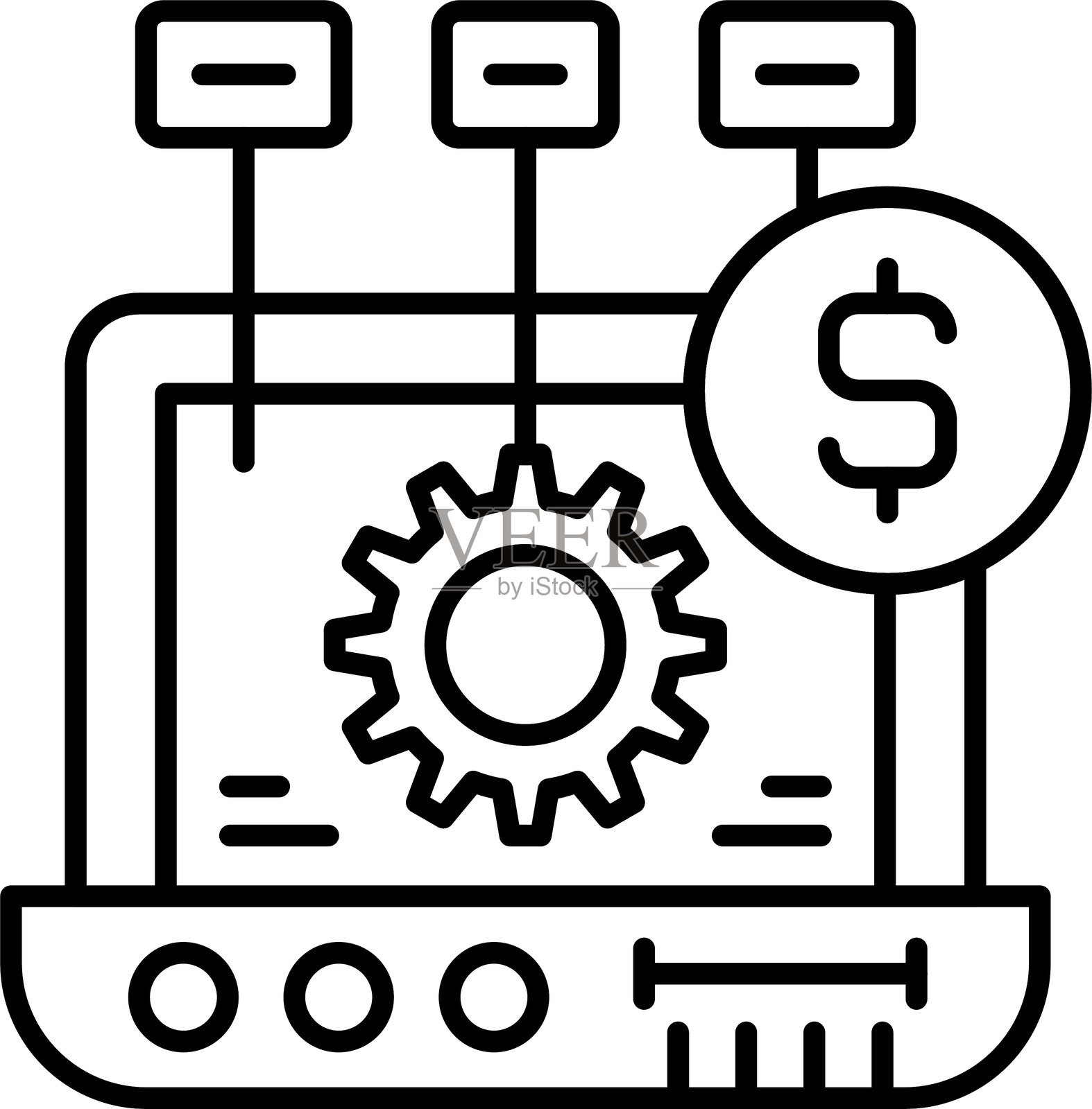 内容创作者图标矢量元素插画图片素材