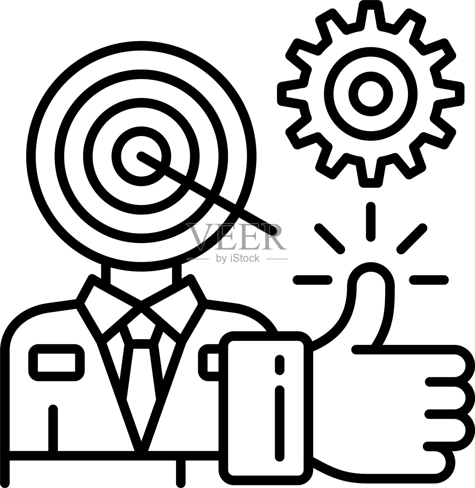 目标图标矢量元素插画图片素材