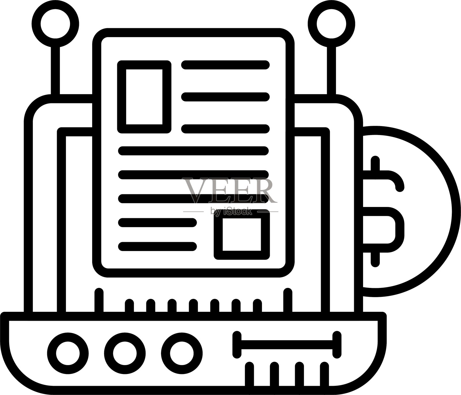 存储设备图标矢量元素插画图片素材