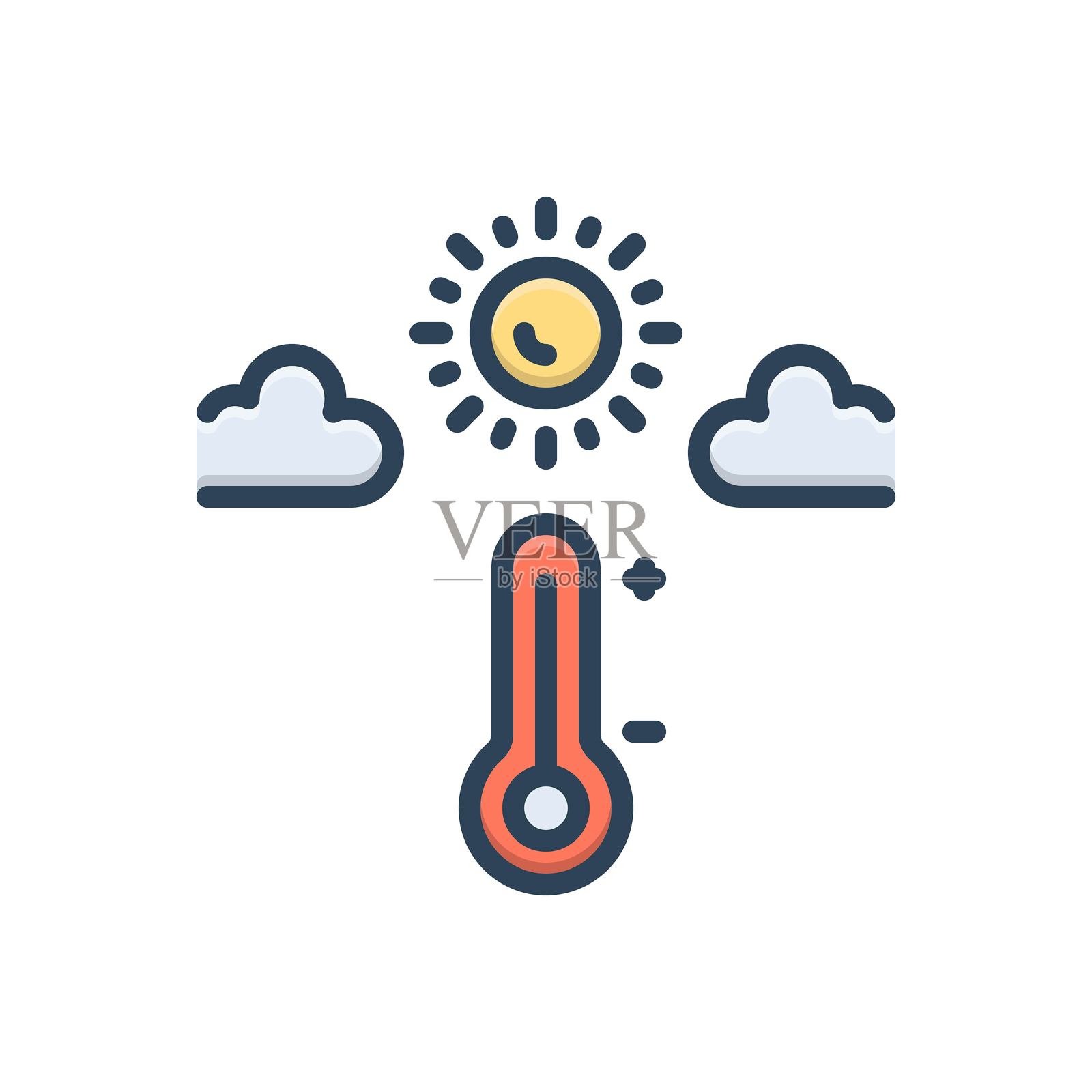 温度计插画图片素材