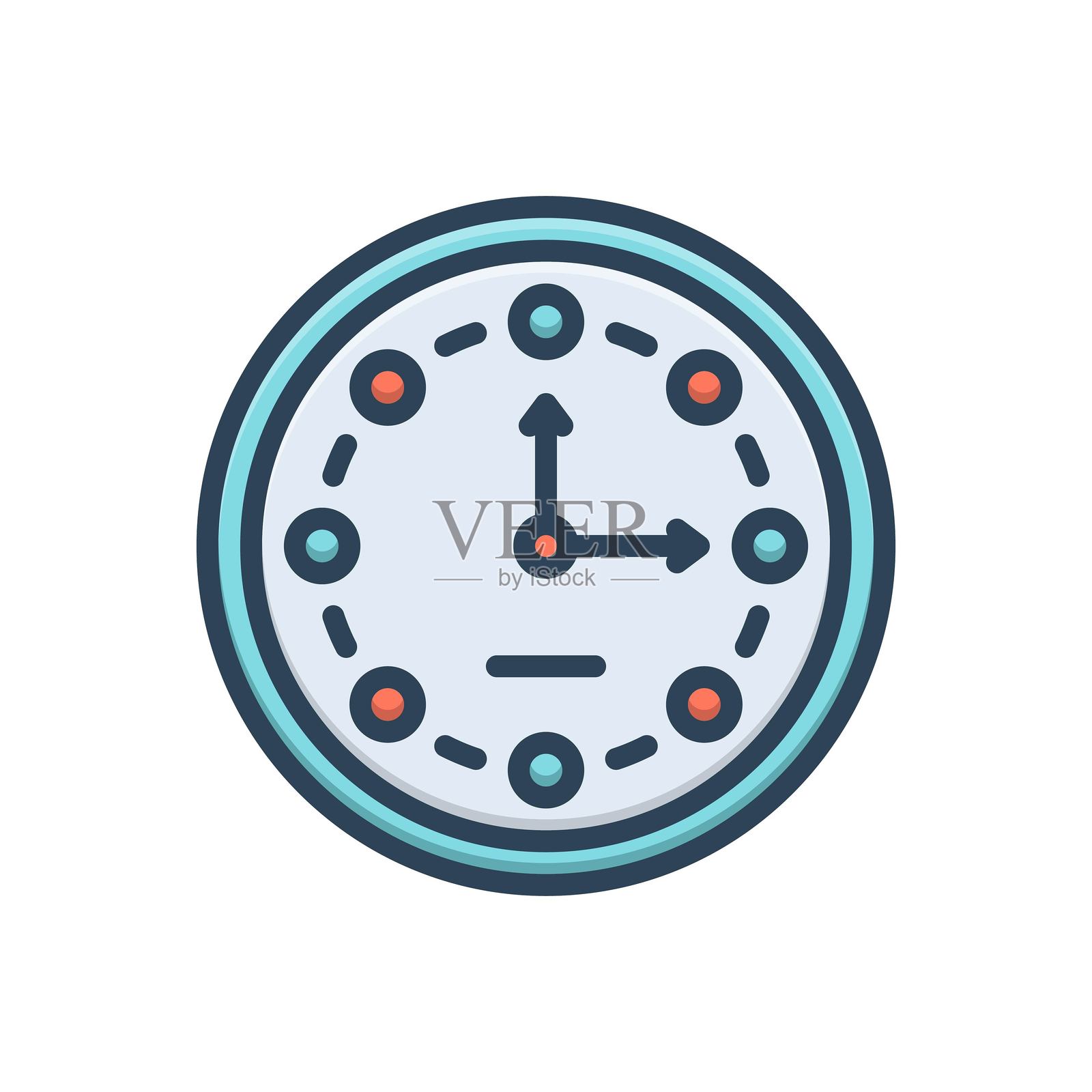 时钟插画图片素材