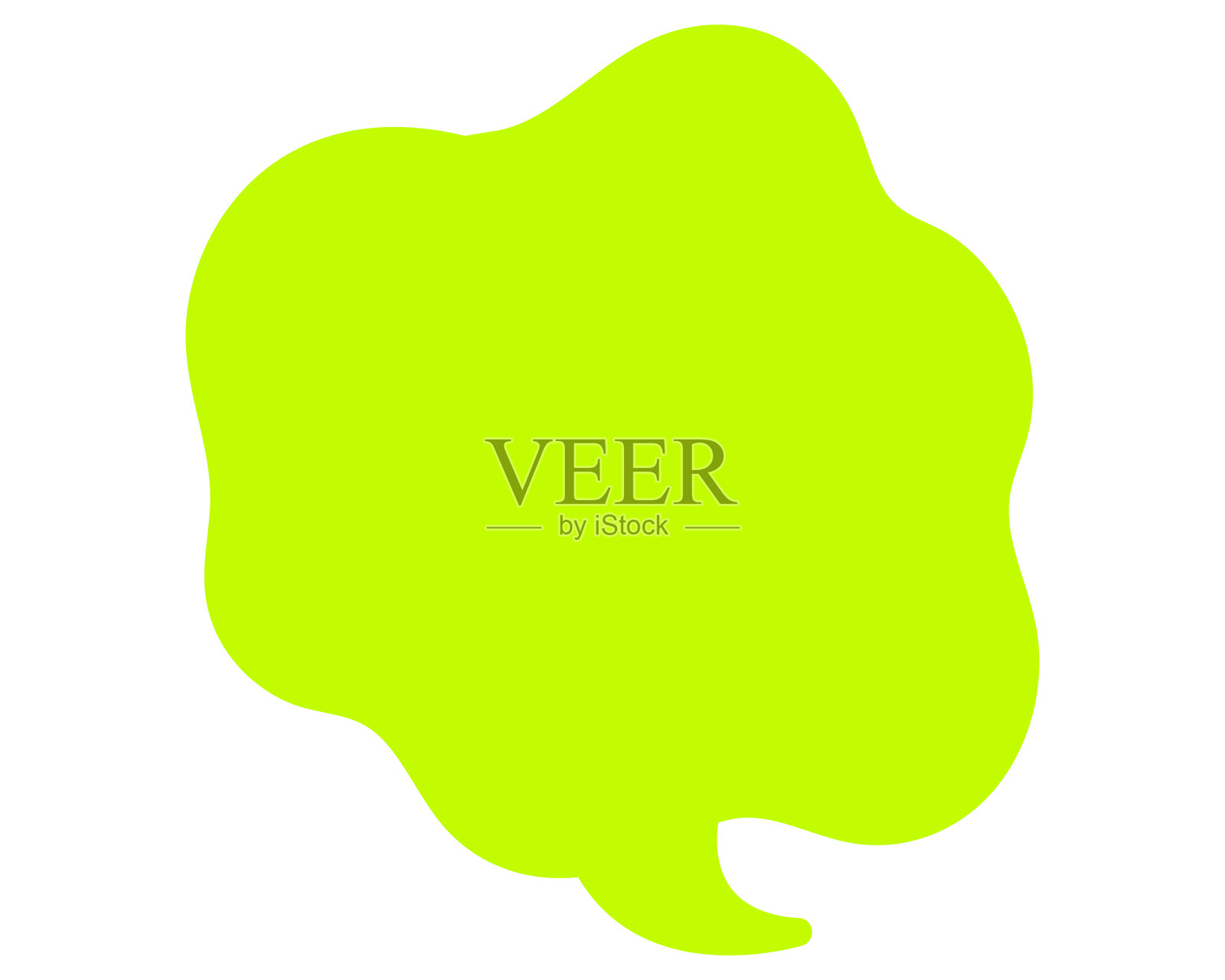 简单的颜色爆炸柔和线条云朵形状插画图片素材