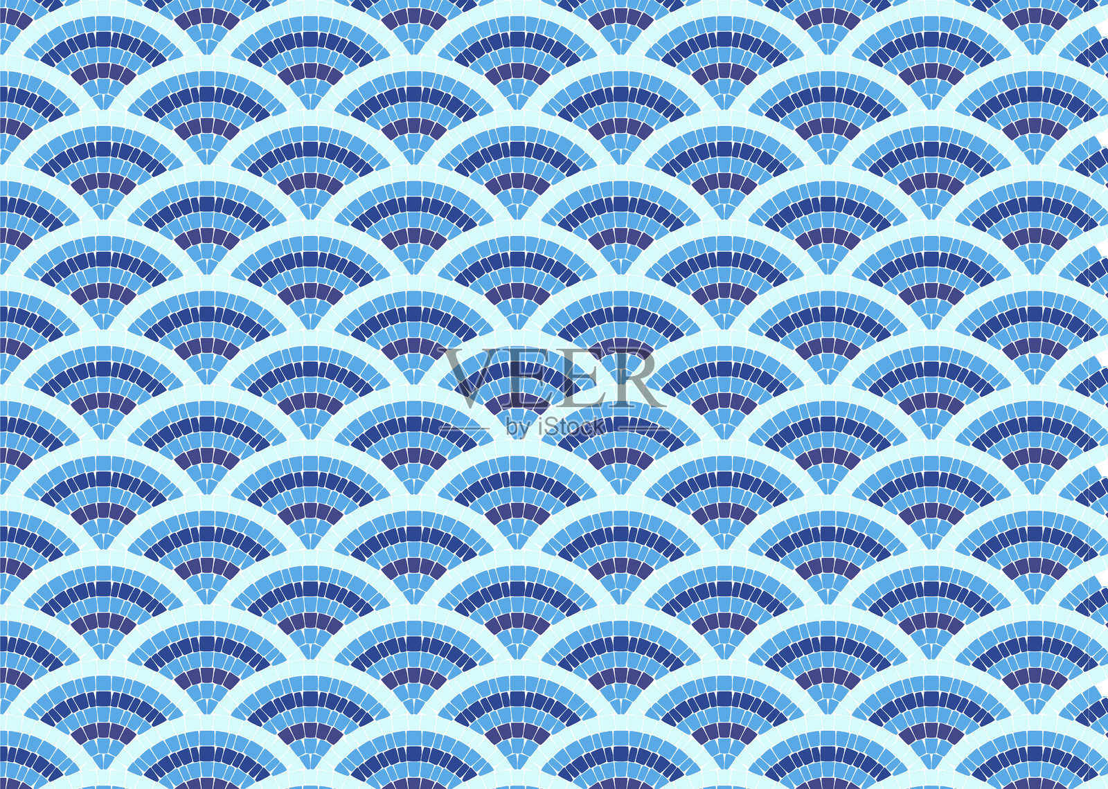 日本风格的点状图案瓷砖背景插画图片素材