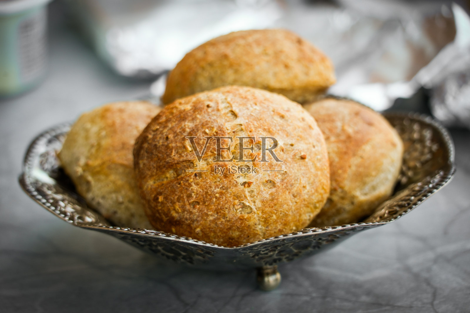 自制全谷物早餐卷照片摄影图片