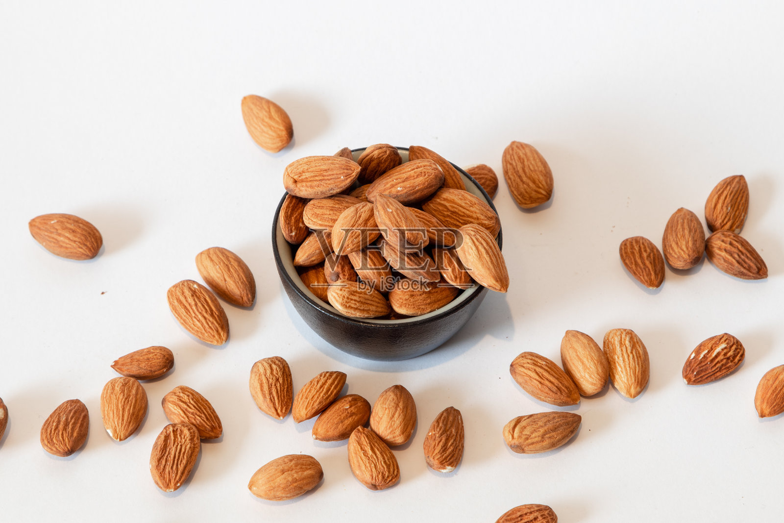 棕色杏仁照片摄影图片