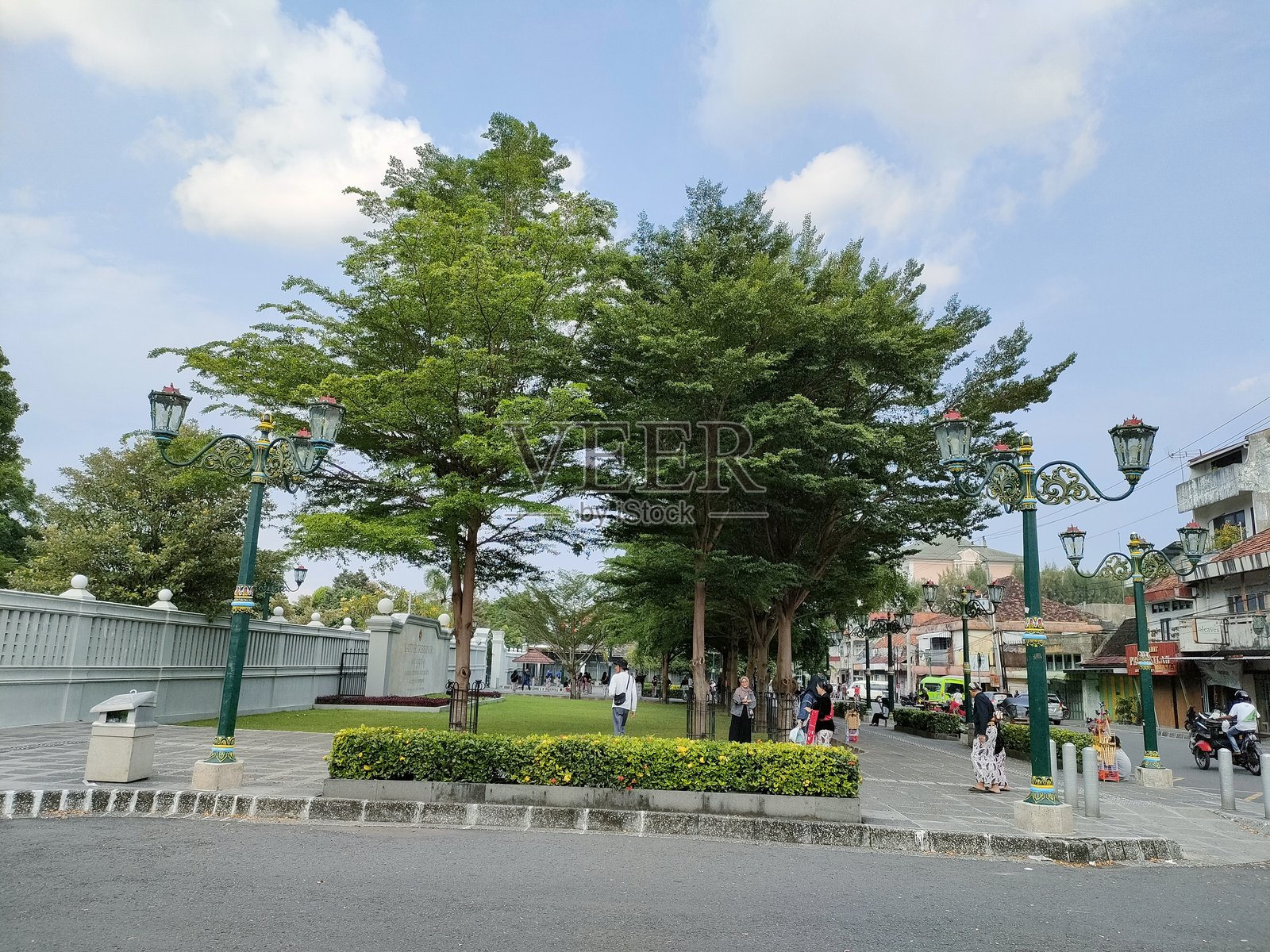 雅加达市的宁静角落照片摄影图片