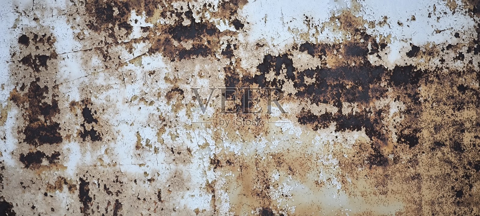 旧锈蚀金属纹理。工业风格的磨损背景墙纸。照片摄影图片